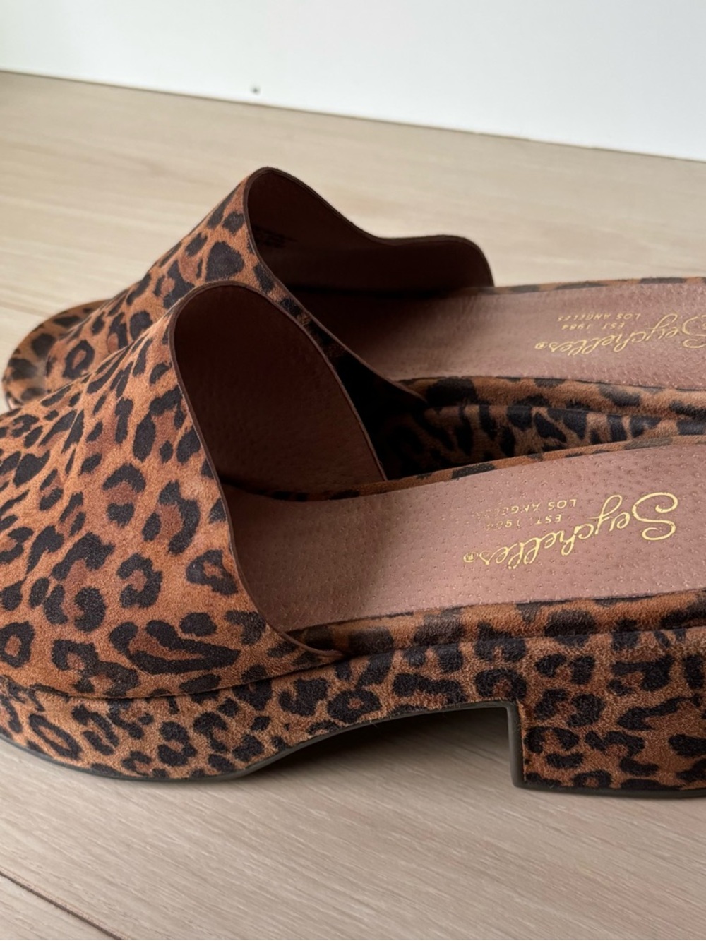Seychelles Leopard-Print Slip-On Mules - Brown/Black
